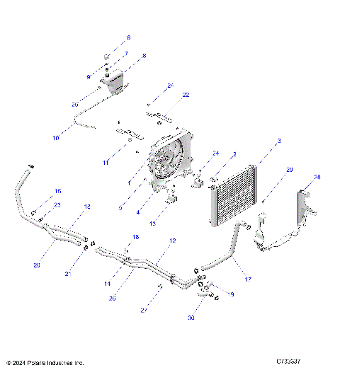 ENGINE, COOLING SYSTEM - R25RRS99CK/EK (C733337)