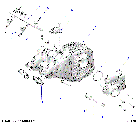 ENGINE, AIR INTAKE MANIFOLD - R25RSF99AY/AL (C750031)