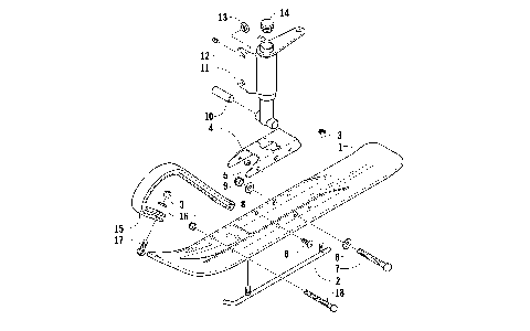 SKI AND SPINDLE ASSEMBLY [93492]
