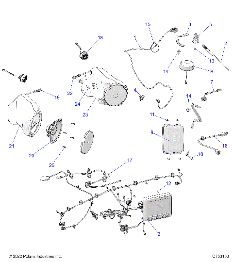 ELECTRICAL, AUDIO, RIDE COMMAND - Z23RGK2KAJ/BJ (C703150)