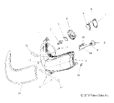 ELECTRICAL, HEADLIGHT - S15PU6NSL/NEL (49SNOWHEADLGHT11WIDE)