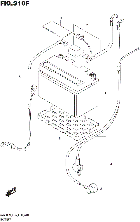 BATTERY (SV650XAL9 E33)
