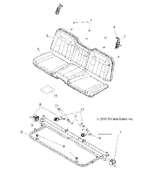 BODY, SEAT and BASE - R11TH90DG (49RGRSEAT11900D)