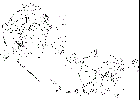 CRANKCASE/COVER ASSEMBLY [107958]