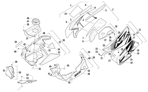 SKID PLATE AND SIDE PANEL ASSEMBLY