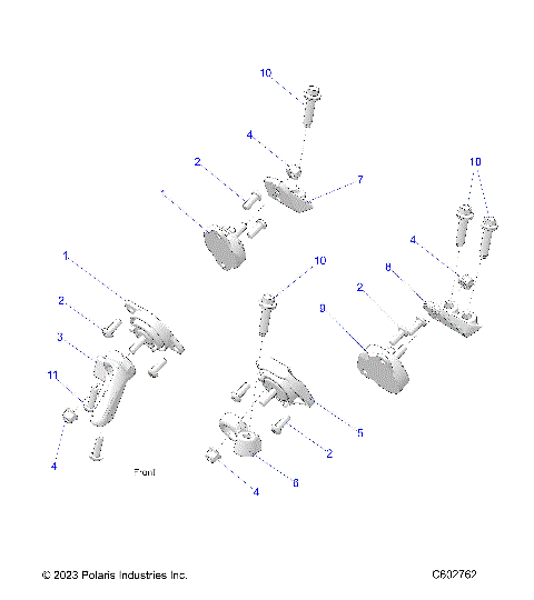 ENGINE, MOUNTING & LONG BLOCK - S26TKL6RS (C602762)