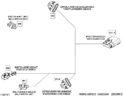 08- ELECTRIC - Handlebar Wiring Harness - 278004355