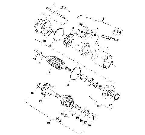 STARTING MOTOR - I994590 (4951425142c006)