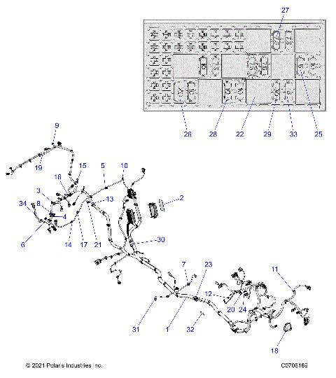 ELECTRICAL, WIRE HARNESS - Z24NMF99AR/AM/BR/BM (C0706169)