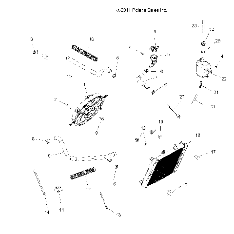 ENGINE, COOLING SYSTEM - A12MH50FF/FX/FY (49ATVCOOL12SP400)