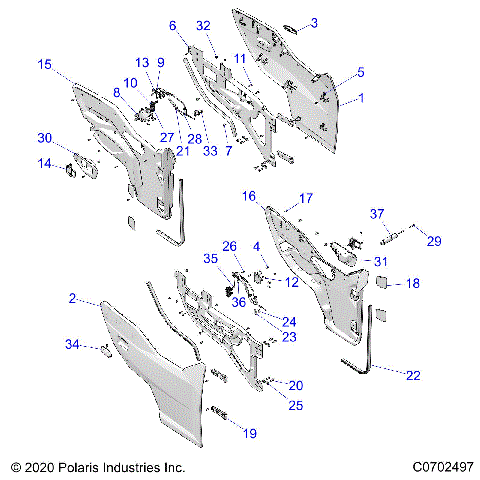 BODY, DOORS - G21GAB99CM/FM (C0702497)