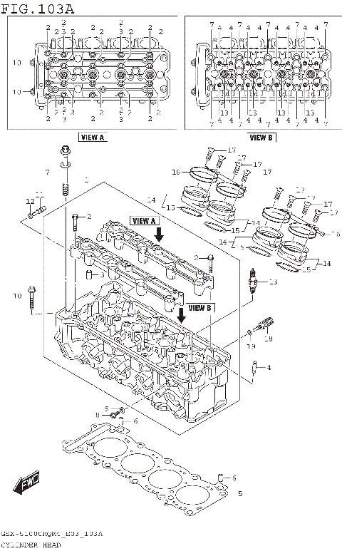 CYLINDER HEAD (GSX-S1000RQM4 E03)