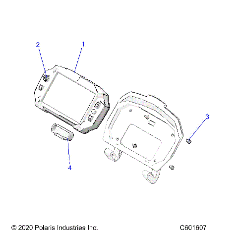 ELECTRICAL, MULTI FUNCTION GAUGE - S21TDV8RS/8RE ALL OPTIONS (C601607)