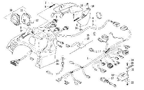 HEADLIGHT, INSTRUMENTS, AND WIRING ASSEMBLIES [85133]