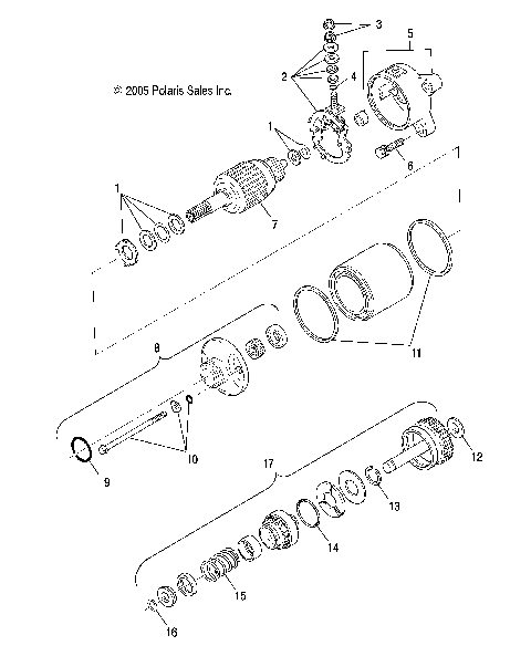 ENGINE, STARTING MOTOR - A07TH50EA (4999200139920013D14)