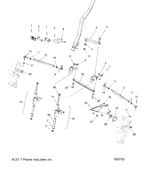 STEERING, LOWER - S18ELS8P ALL OPTIONS (600720)