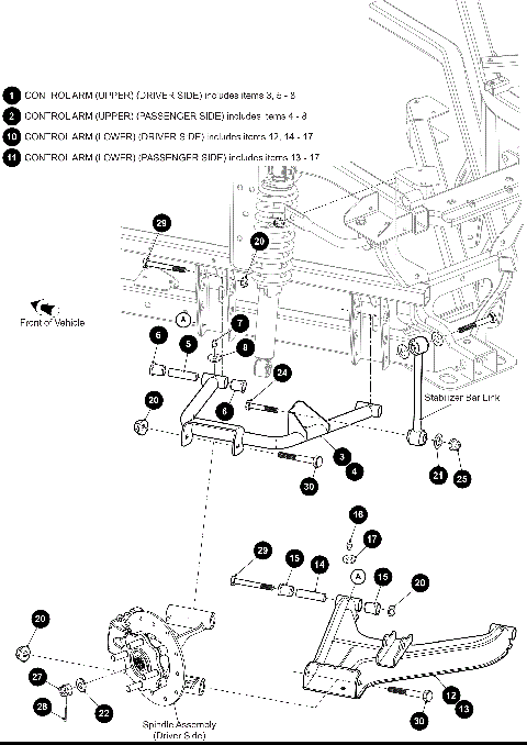 REAR CONTROL ARM ASSEMBLY [302428]