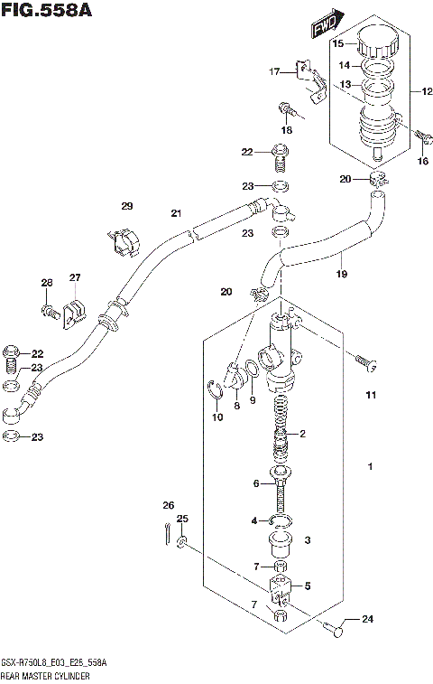 REAR MASTER CYLINDER