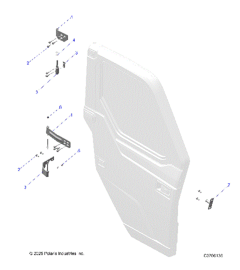 BODY, DOOR, FULL, MOUNTING - R25RRV99AC (C0706139)