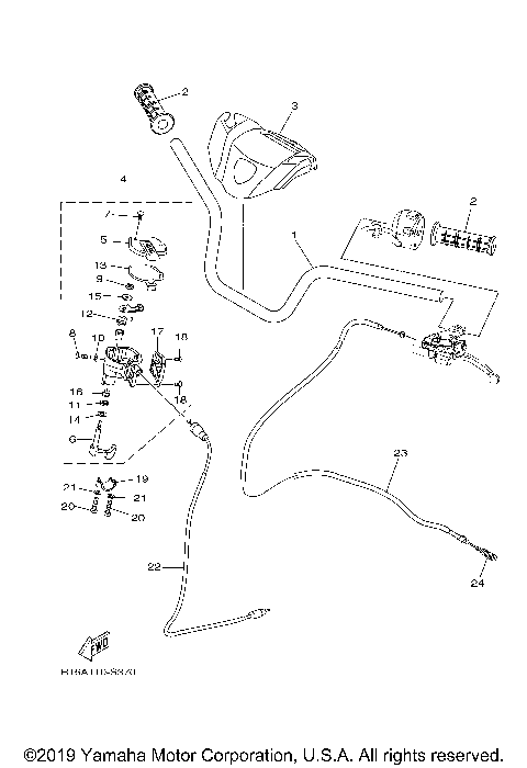STEERING HANDLE CABLE