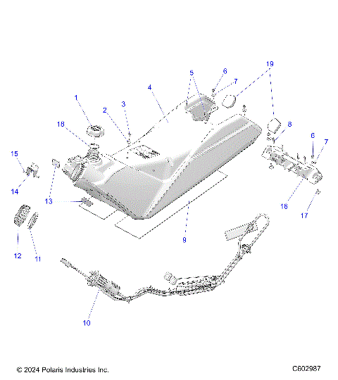 FUEL SYSTEM, FUEL TANK ASM. - S24TKL8RS (C602987)