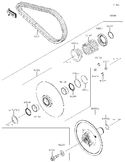 Driven Converter/Drive Belt