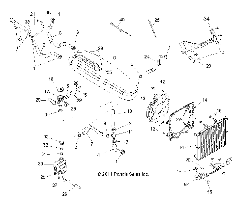ENGINE, COOLING SYSTEM - R13VH76AC/AD/AN/AS/EAI (49RGRCOOL12RZR)