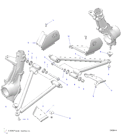 SUSPENSION, A-ARM and STRUT MOUNTING - A24SEE57A1/A3/A6/A9/B1/B3/B6/B9 (C102414)