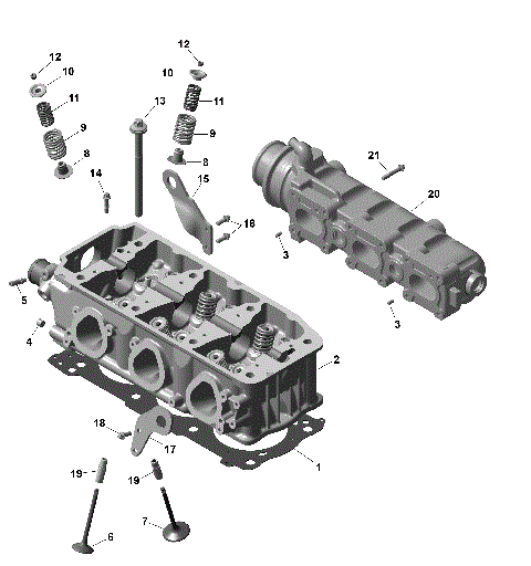 01- ROTAX - Cylinder Head