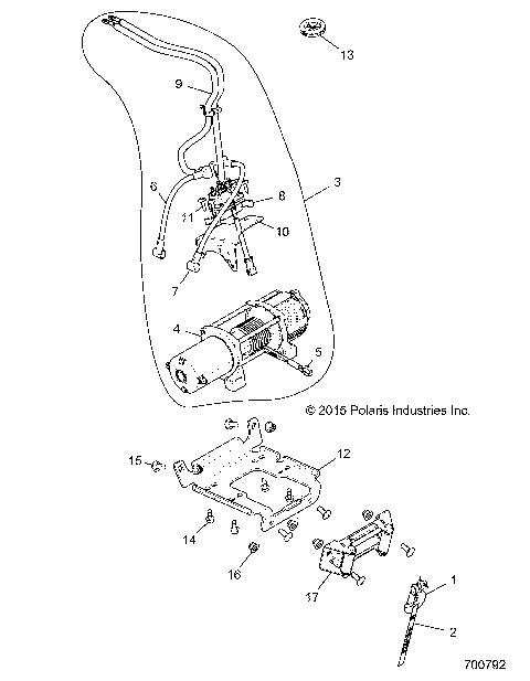 ACCESSORY, WINCH - R17RGE99NM/NW (700792)