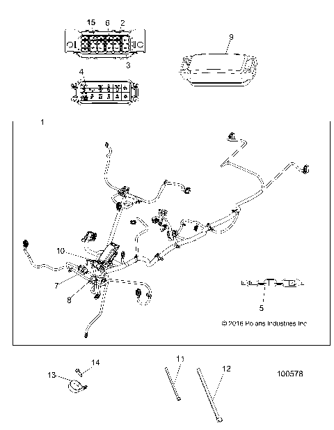 ELECTRICAL, MAIN WIRE HARNESS - A19SEA50B1/B7/SEE50B7/B3/SEG50B4 [100578]