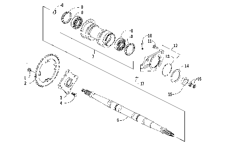 REAR AXLE ASSEMBLY [87185]