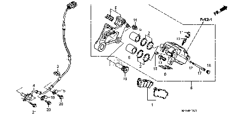 REAR BRAKE CALIPER (2)