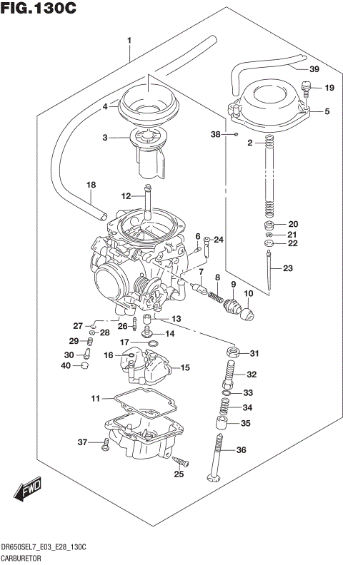 CARBURETOR (DR650SEL7 E33)