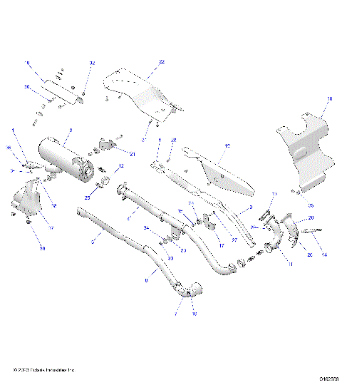 ENGINE, EXHAUST - A24SEE57B1/B3/B6/B9 (C102556)