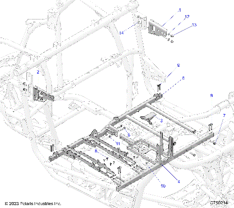 CHASSIS, MOUNTING AND BRACKETS - Z25RPP2KAE/BE (C750214)