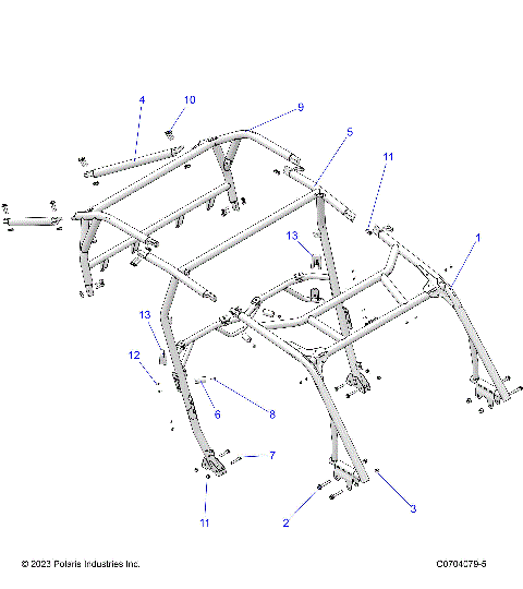 CHASSIS, CAB FRAME - Z25NMF99A4/A5/B4/B5 (C0704079-5)