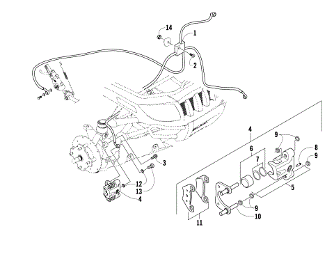 HYDRAULIC BRAKE ASSEMBLY