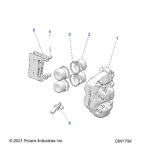 BRAKES, CALIPER ASM. - S24TLT9FEL (C601794)