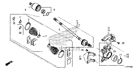 FRONT KNUCKLE@DRIVESHAFT