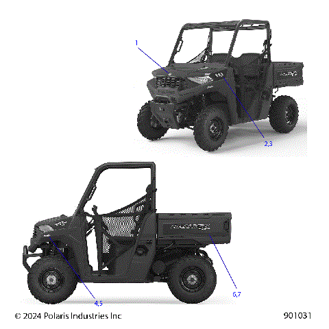 BODY, DECALS, GRAPHIC- R25MAA57L1 (901031)