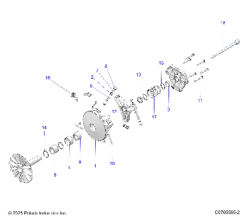 DRIVE TRAIN, PRIMARY CLUTCH