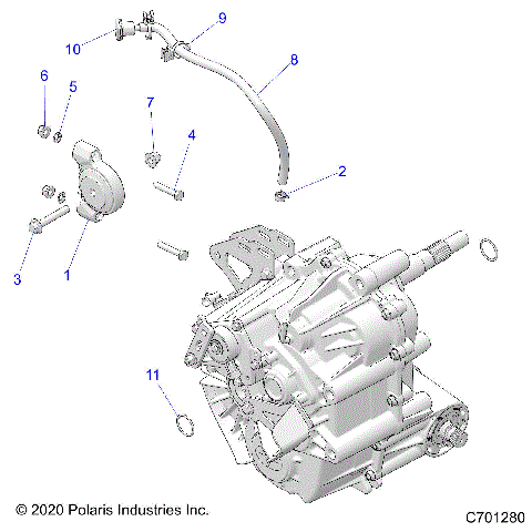 DRIVE TRAIN, MAIN GEARCASE MOUNTING - R21RRE99FP/F9 (C701280)