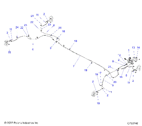 BRAKES, LINES and MASTER CYLINDER - R25CDA57A1 (C730748)