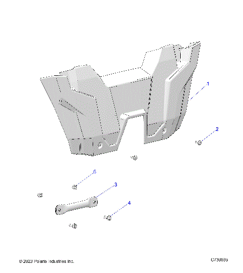 BODY, LOWER, FRONT FASCIA - R23TAA99A1/B1 (C730935)