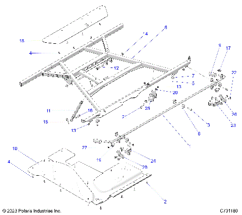 BODY, BOX, MOUNTING - R24RRV99AC  (C731180)