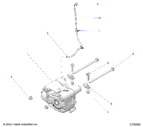 DRIVE TRAIN, FRONT GEARCASE MOUNTING - Z26SPE92A4/B4/A6/B6 (C750066)
