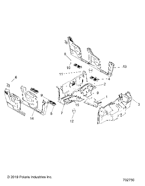BODY, FLOOR and FENDERS - R20M4A57L1 (702756)