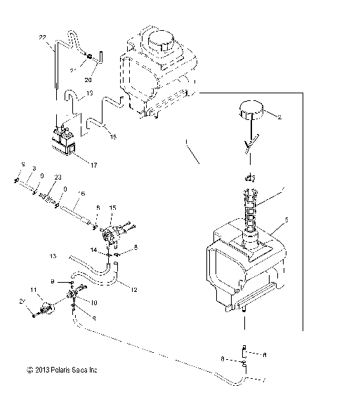 FUEL SYSTEM - P13GDGBNA (49PWRFUEL14P2)