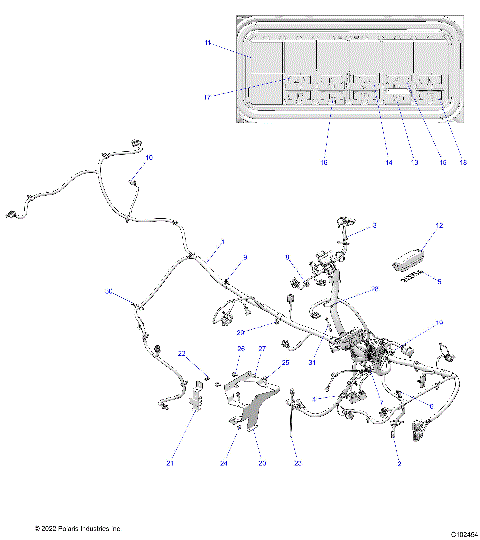 ELECTRICAL, MAIN WIRE HARNESS - A24SEE57B1/B3/B6/B9 (C102454)